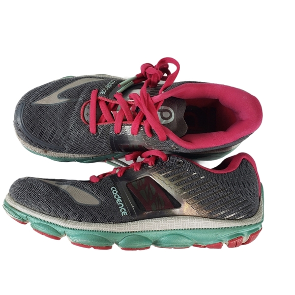 Brooks Pure Cadence 4 Running Shoes Womens Size 6.5 Gray Pink Gray Sneakers READ - Picture 1 of 11